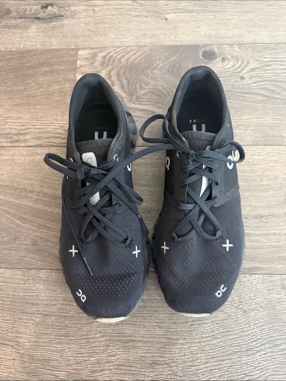 On Cloud x3 Black Athletic Running Sneakers 7 - Picture 2 of 8